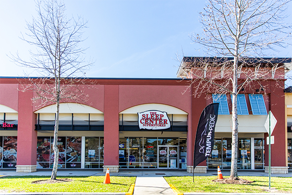 Exterior view of The Sleep Center's Esplanade Butler Plaza store