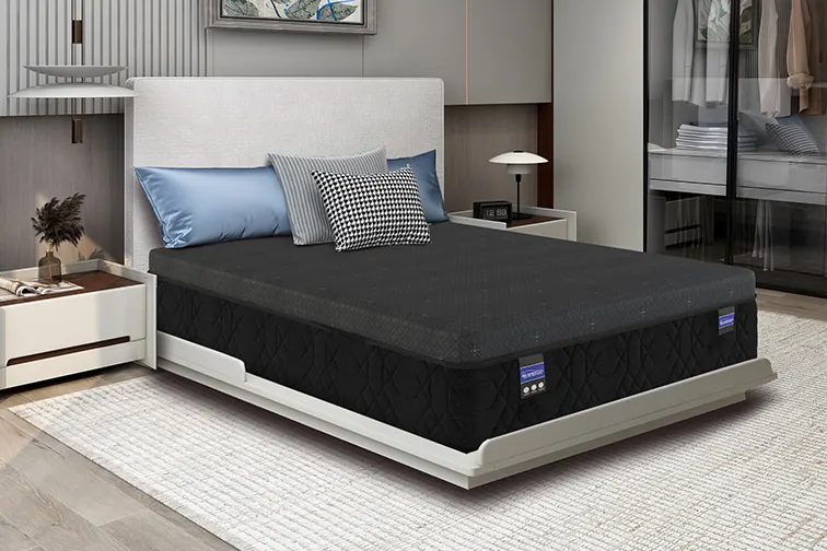 Spring Air Back Supporter mattress set on display