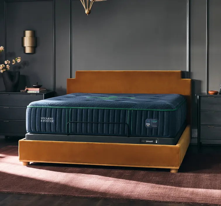 2026 Stearns & Foster Reserve Collection mattress in a styled bedroom