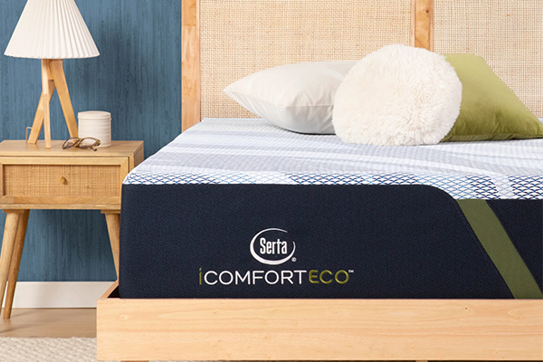 Serta Eco mattress set on display
