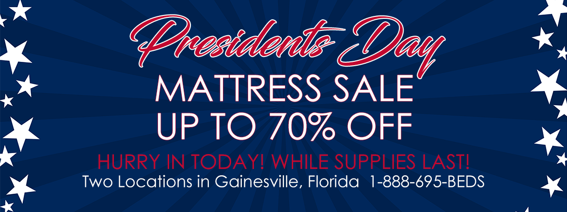 Gainesville, Florida Presidents Day Mattress Sale 2023